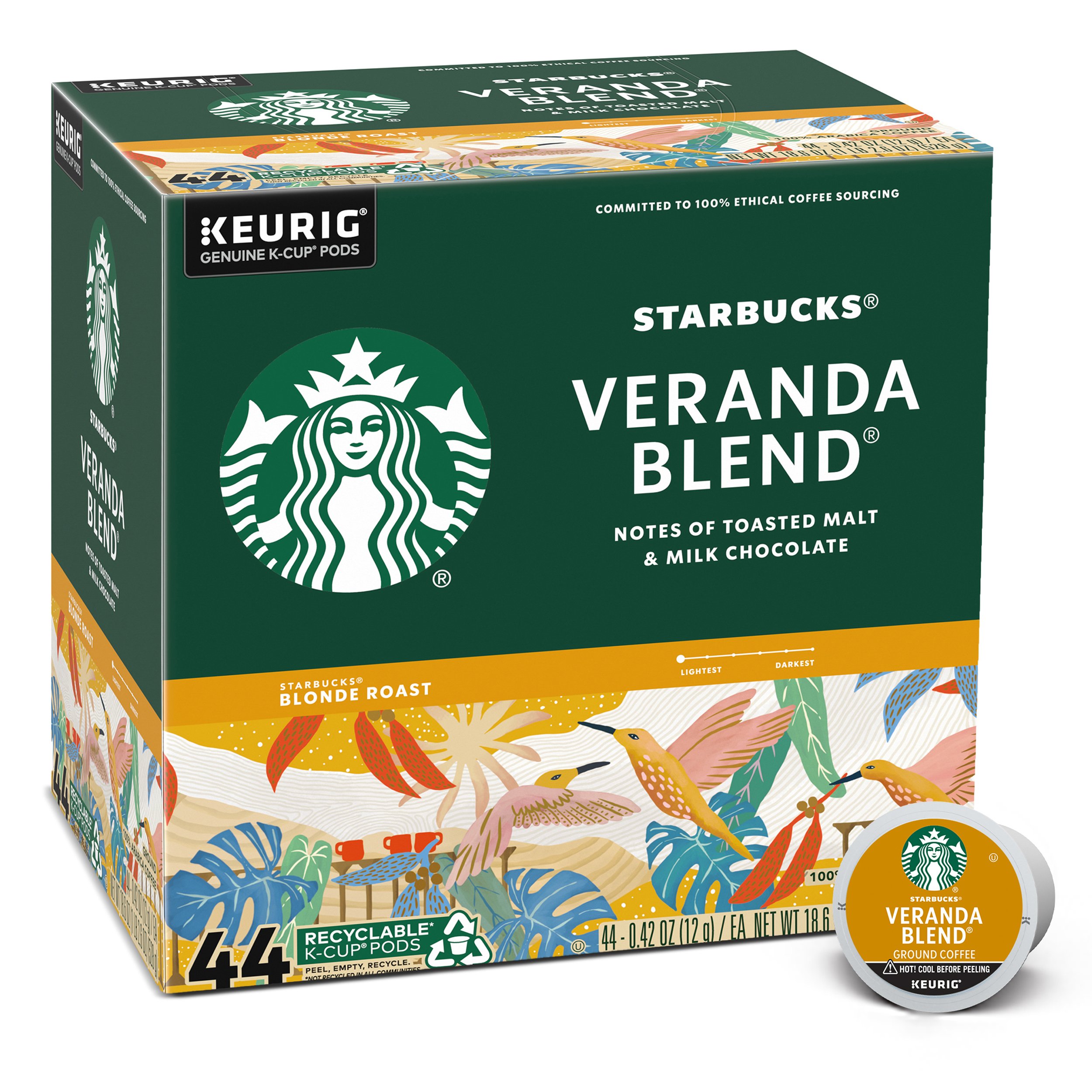 Starbucks Veranda Blend Blonde Roast Single Serve Coffee K Cups Shop Coffee At H E B 8855