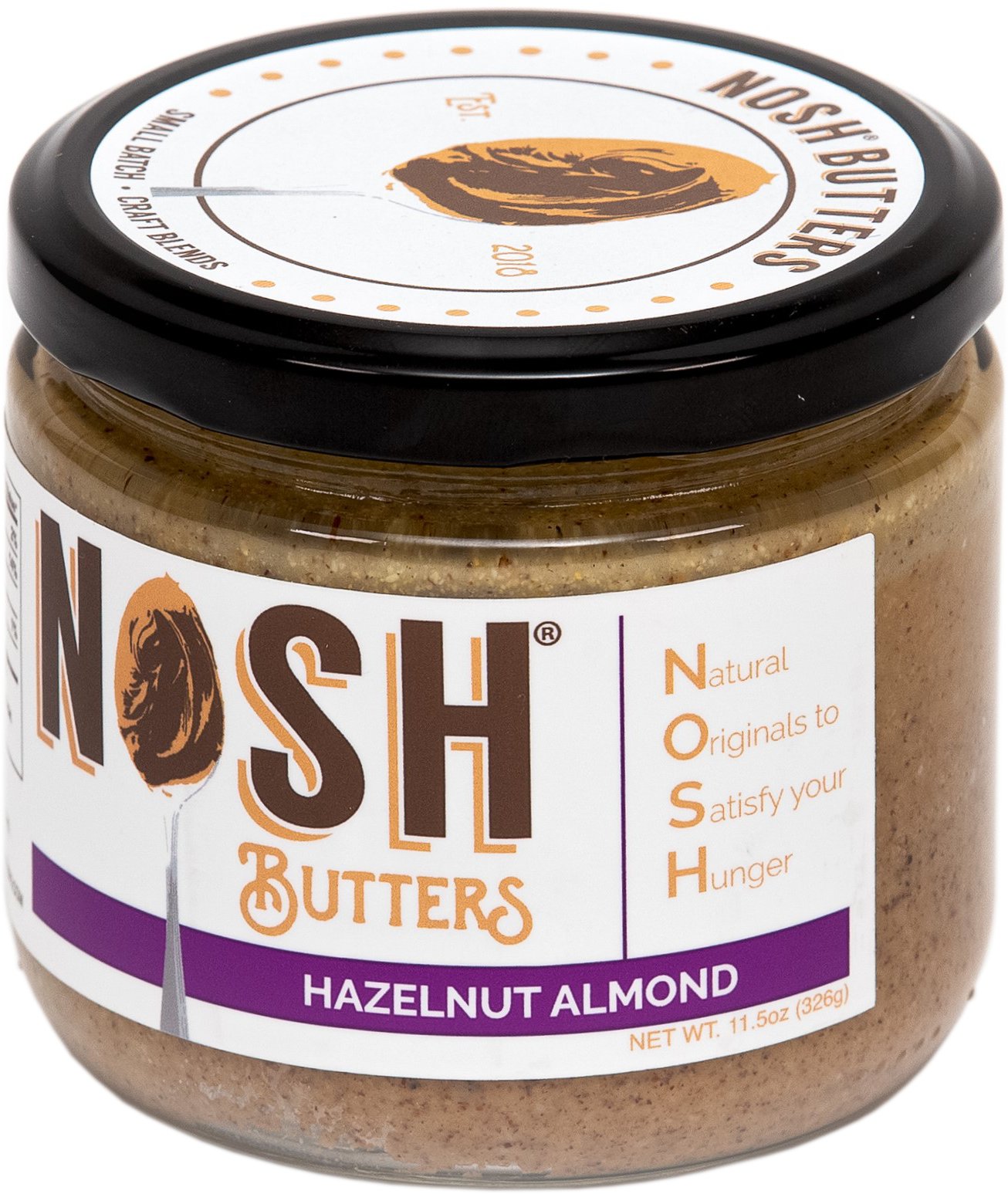 Nosh Butters Hazelnut Almond, 11.5 oz | Central Market - Really Into Food