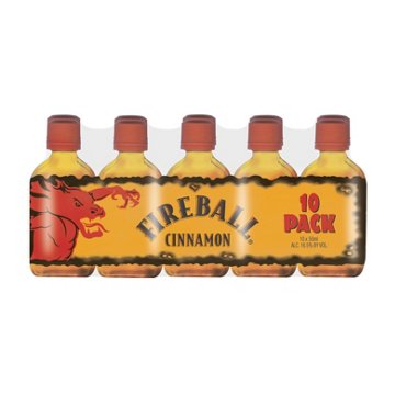 Fireball Cinnamon 10 pk Bottles, 50 mL