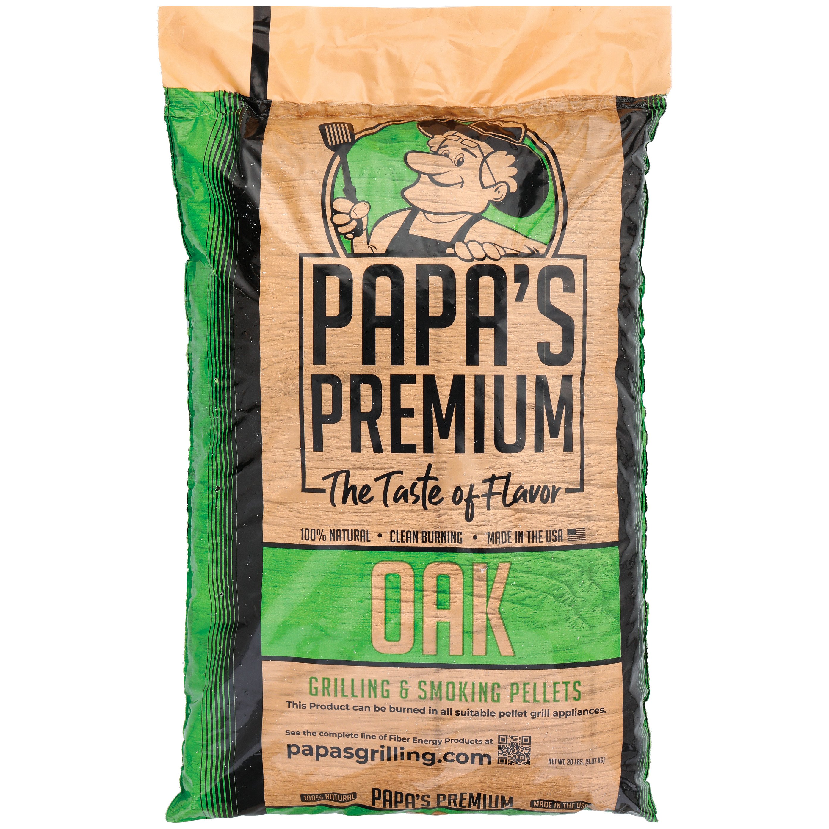 Papa's Premium Oak Grilling & Smoking Pellets Shop Charcoal, wood