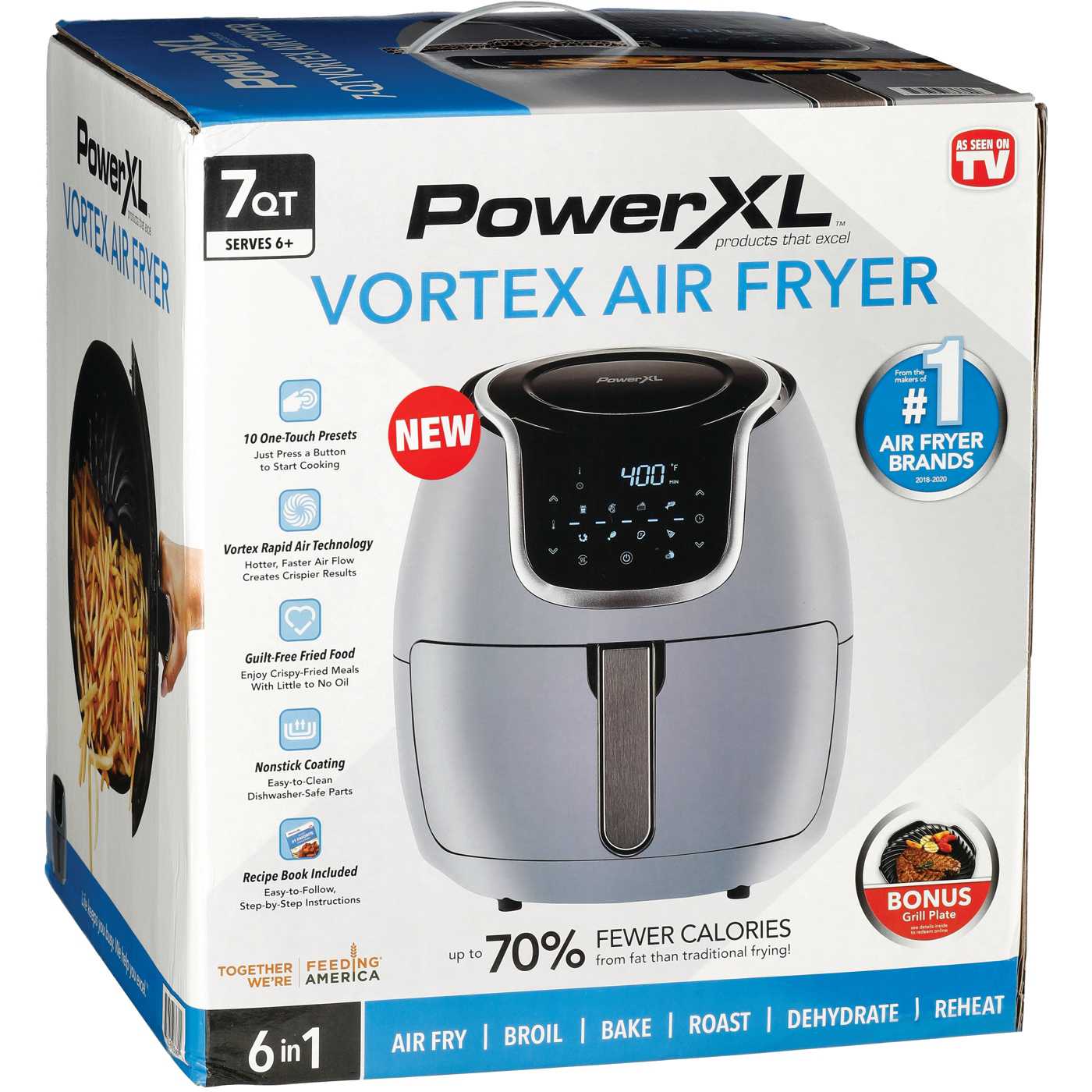 PowerXL Vortex Air Fryer - Slate - Shop Cookers & roasters at H-E-B