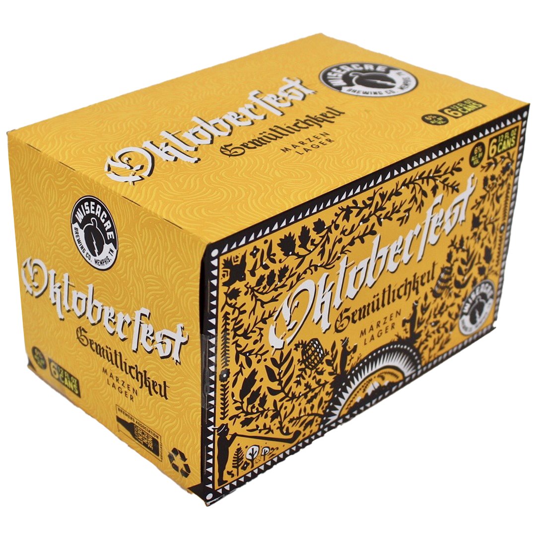 Wiseacre Brewing Co. Oktoberfest Marzen German Lager Seasonal Beer 6 pk