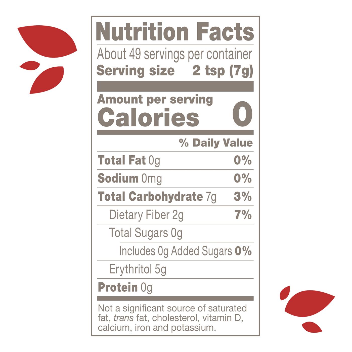 Truvia Sweet Complete Granulated Monk Fruit Calorie-Free Sweetener; image 5 of 5