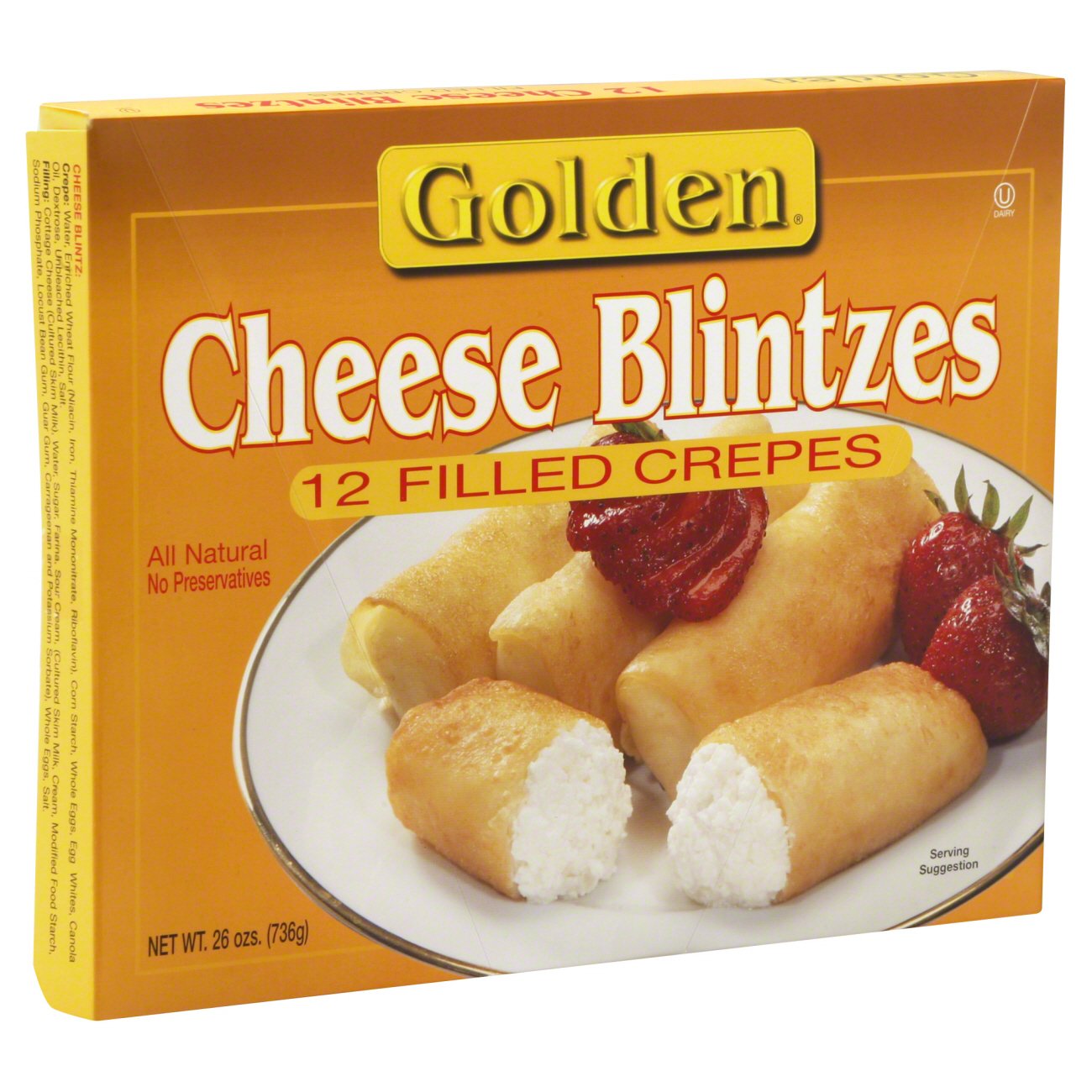 Golden Cheese Blintzes - Shop Desserts & Pastries at H-E-B