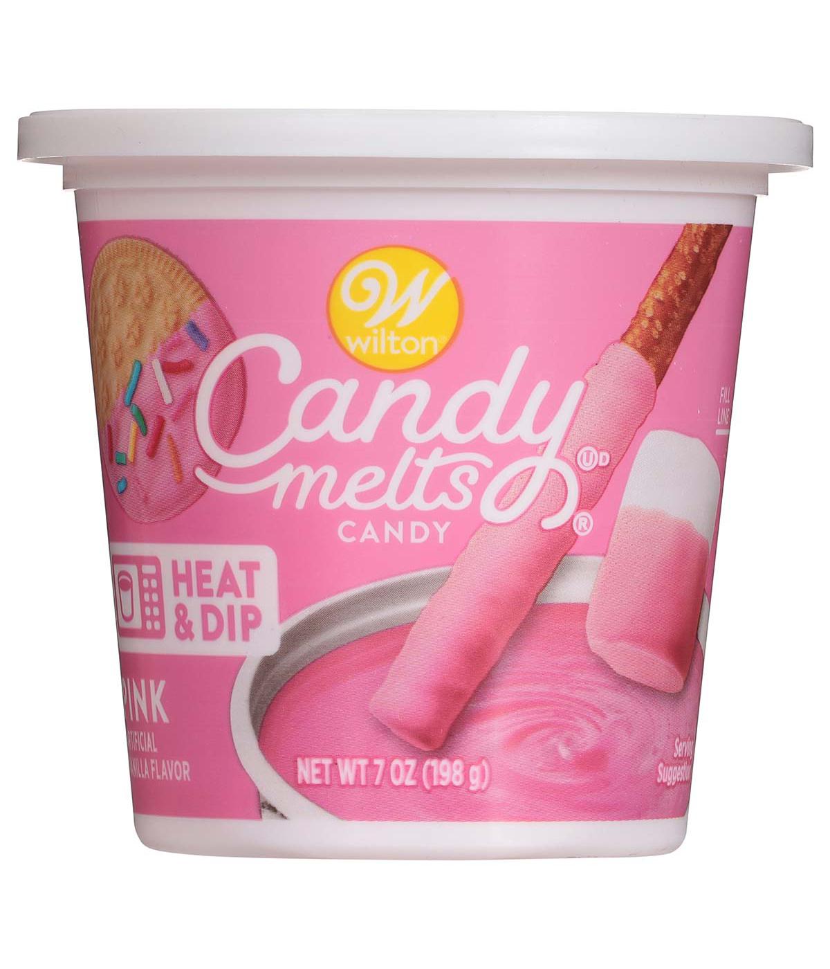 Wilton Candy Melts - Pink ; image 1 of 3