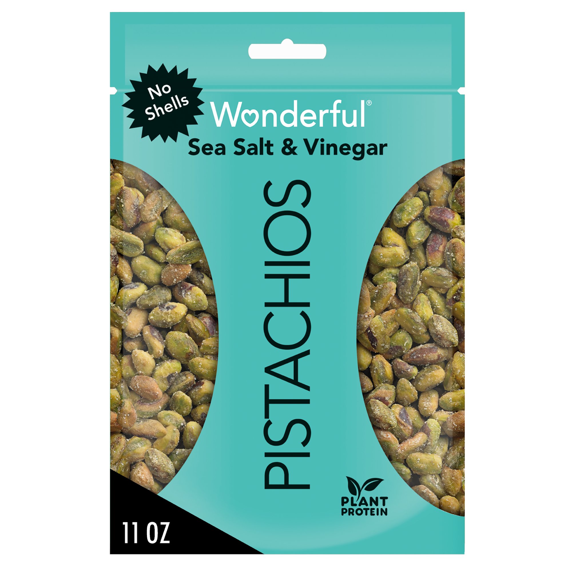 Wonderful No Shell Pistachios - Sea Salt & Vinegar - Shop Nuts & seeds ...