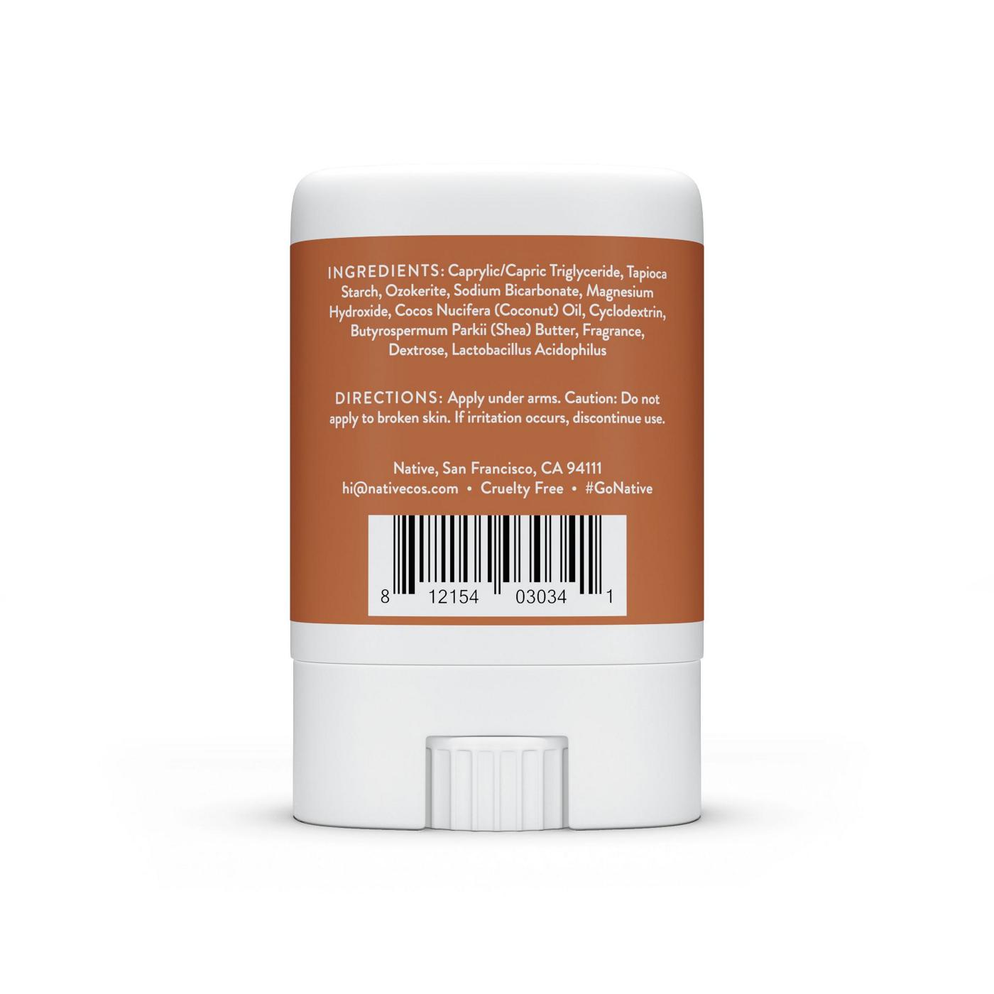 Native Travel Size Deodorant - Coconut & Vanilla; image 2 of 2