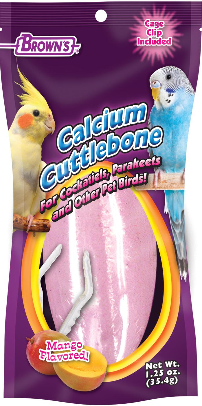 FM Browns Mango Flavored Calcium Cuttlebone for Pet Birds; image 1 of 2