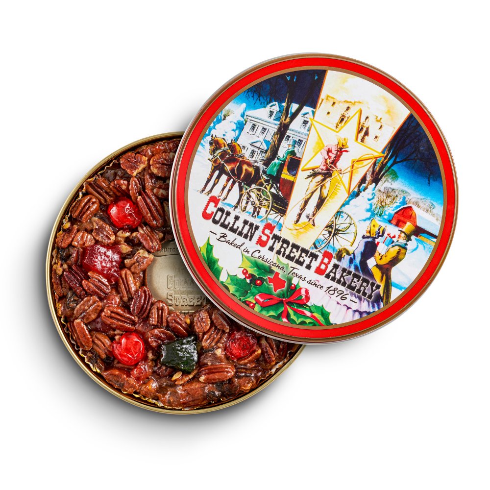 Collin Street Bakery Pecan Sprinkle Top Classic Fruitcake Shop