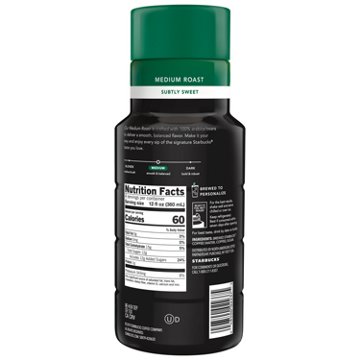 Starbucks Chilled Iced Coffee Beverage - Subtly Sweetened Medium Roast