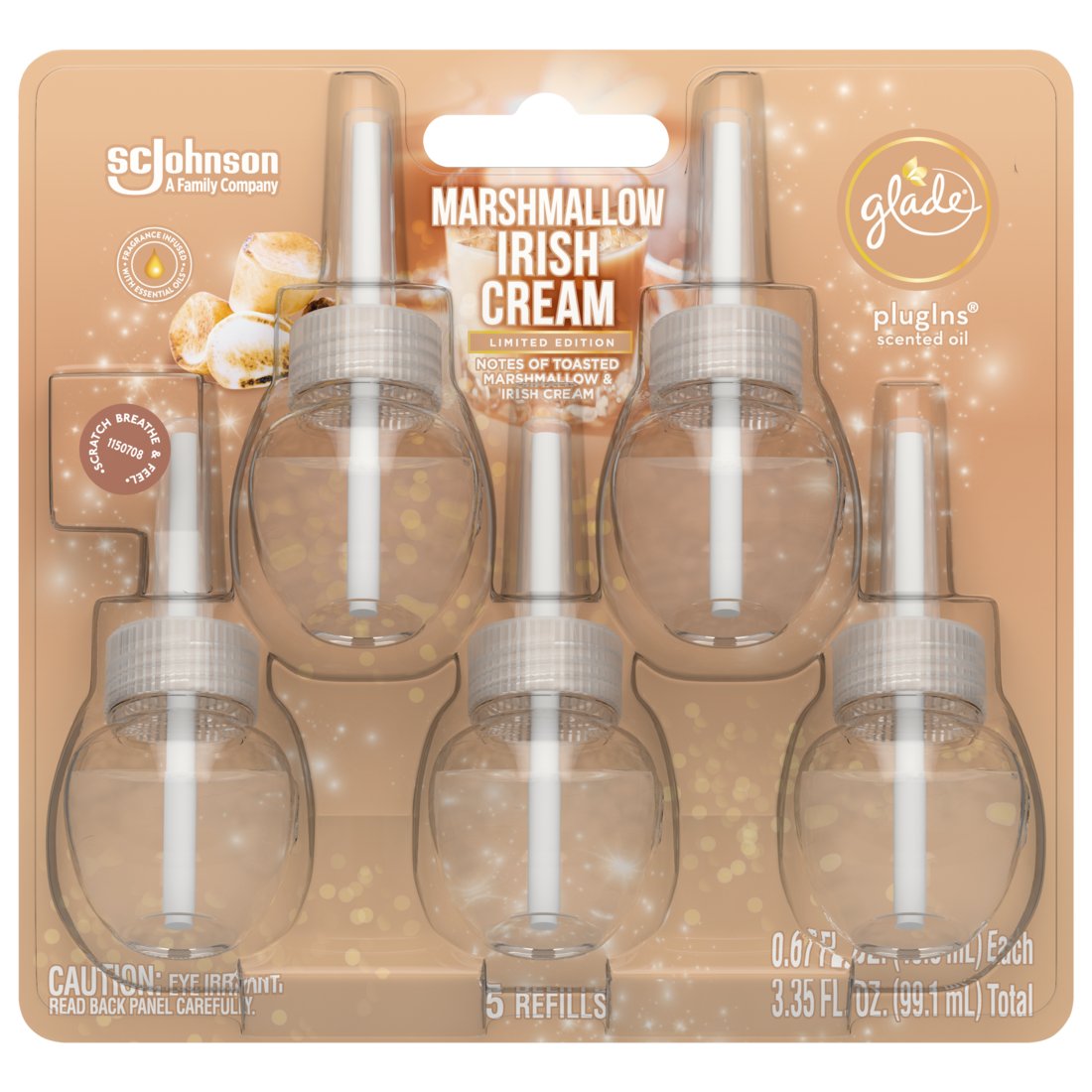Glade PlugIns Scented Oil Air Freshener Refills Marshmallow Irish