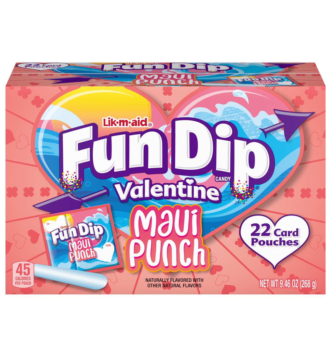 Fun Dip Maui Punch Flavor Valentine Exchange Candy; image 1 of 2