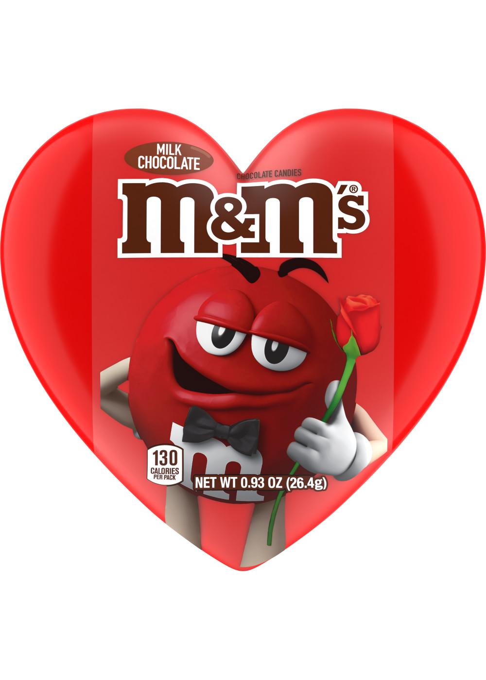 M&M'S Milk Chocolate Valentine's Candy Filled Heart; image 1 of 7