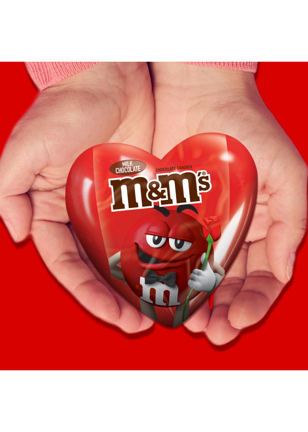 M&M'S Milk Chocolate Valentine's Candy Filled Heart; image 4 of 7