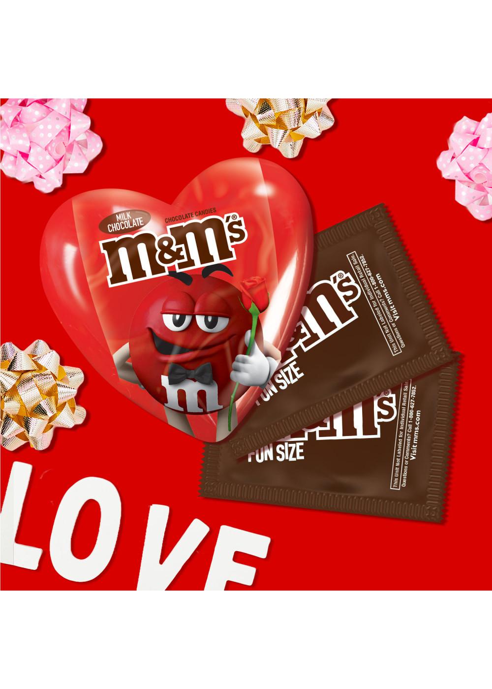 M&M'S Milk Chocolate Valentine's Candy Filled Heart; image 5 of 7