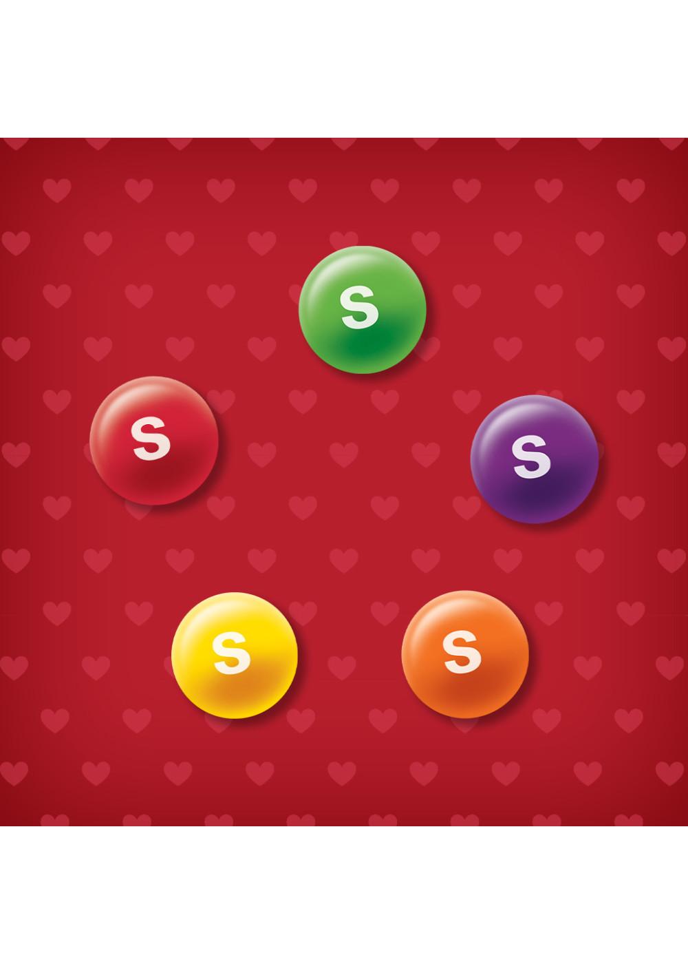 Skittles Original Candy Valentine's Heart Gift Box; image 6 of 7