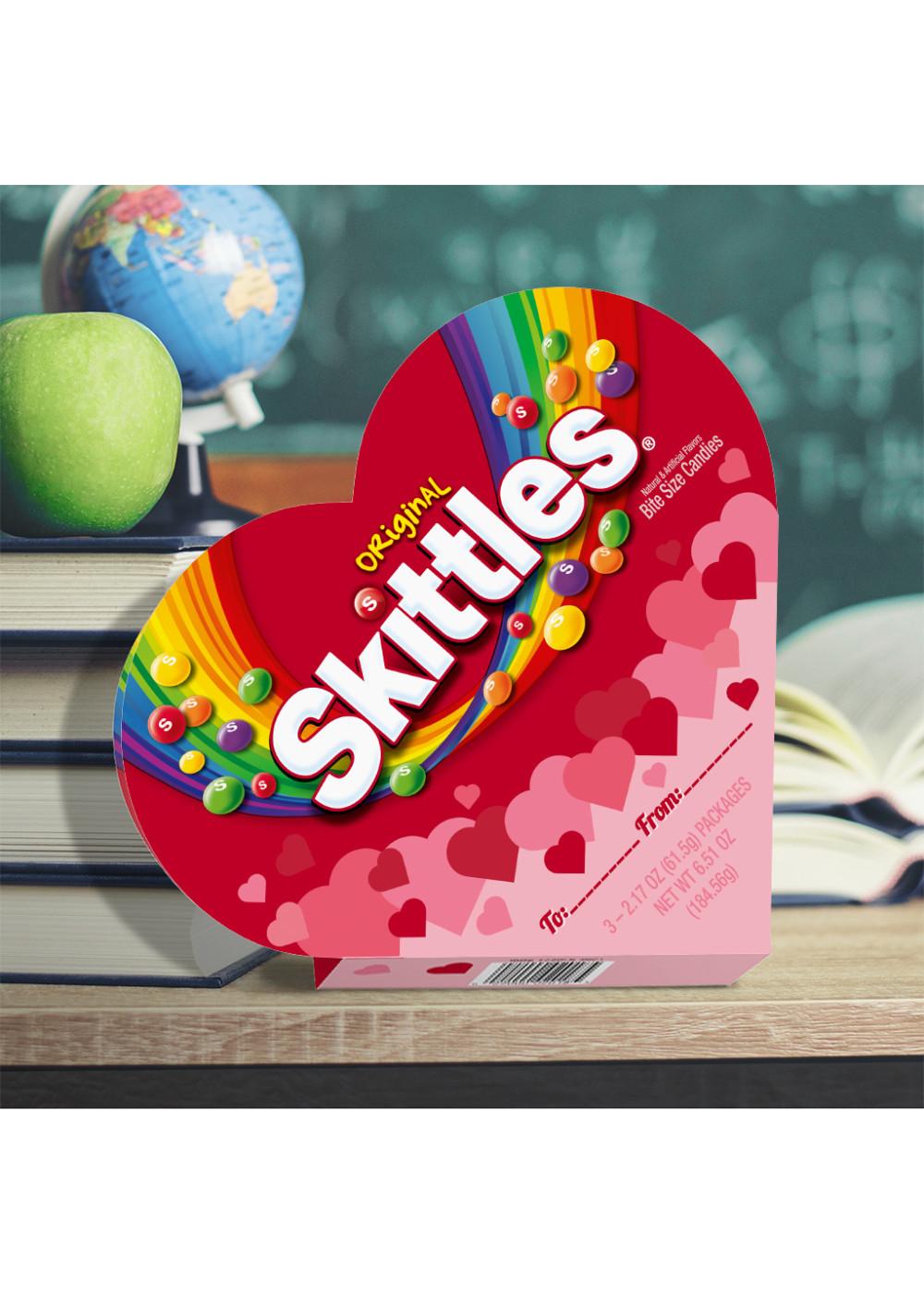 Skittles Original Candy Valentine's Heart Gift Box; image 7 of 7