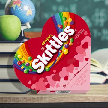 Skittles Original Valentine's Heart-Shaped Gift Box