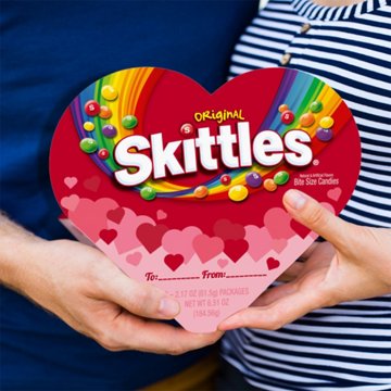 Skittles Original Valentine's Heart-Shaped Gift Box