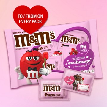 M&M'S Milk Chocolate Valentine's Exchange Candy