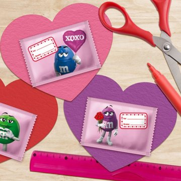 M&M'S Milk Chocolate Valentine's Exchange Candy