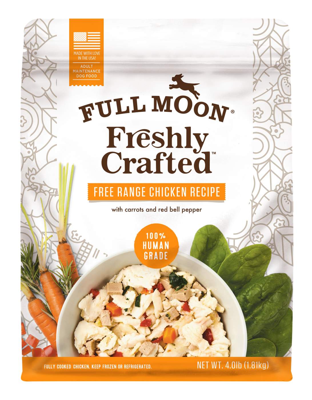 Full Moon Freshly Crafted Free Range Chicken Wet Dog Food; image 1 of 2