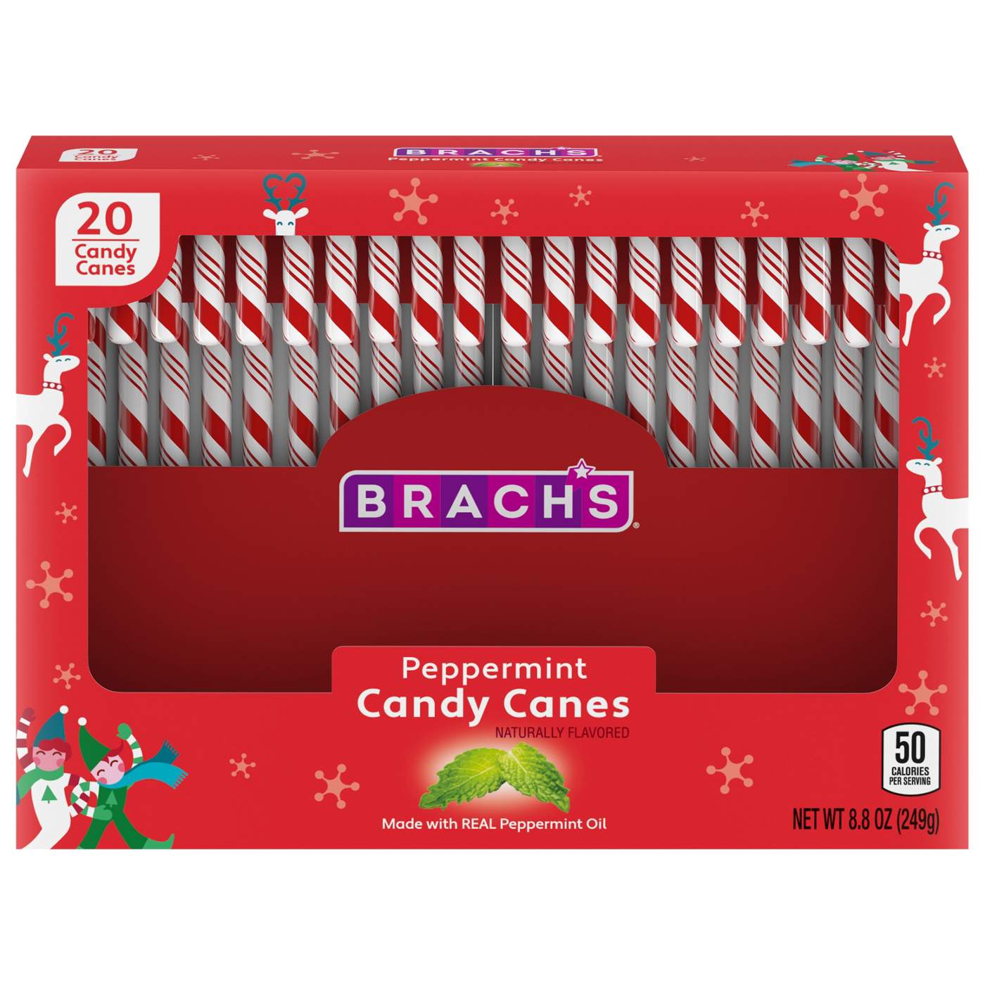 Brach's Peppermint Holiday Candy Canes; image 1 of 2