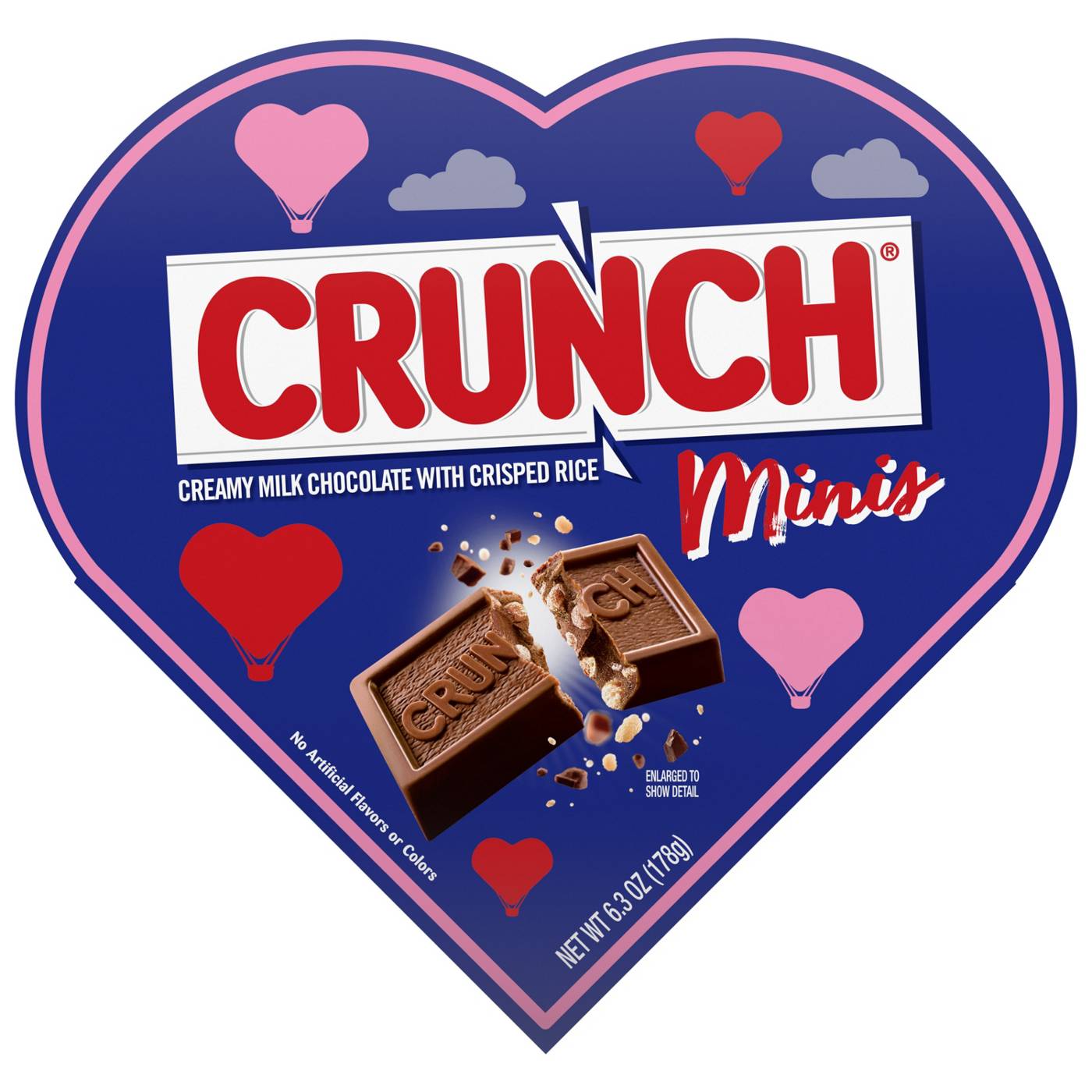 Crunch Minis Chocolate Candy Valentine's Gift Box; image 1 of 7