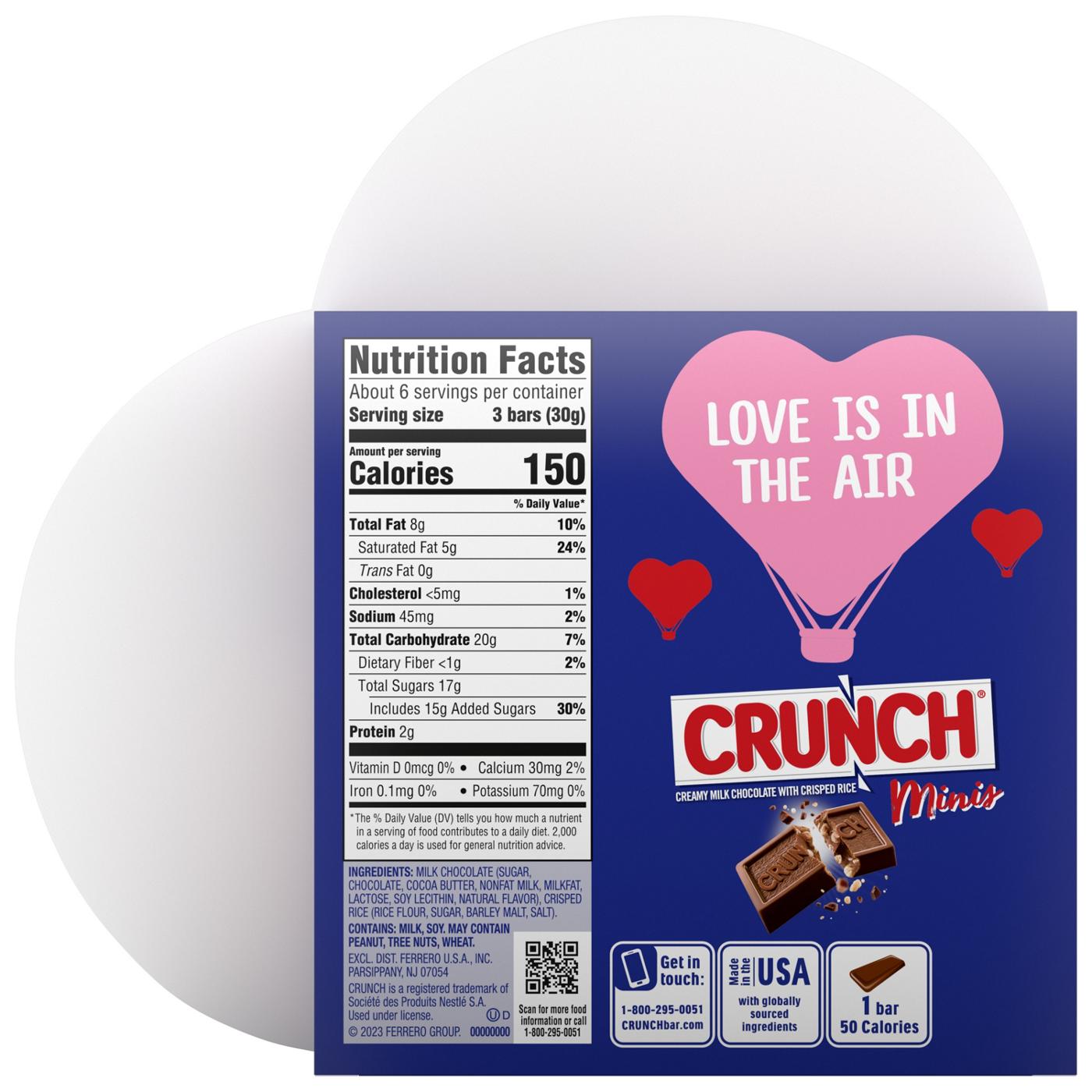 Crunch Minis Chocolate Candy Valentine's Gift Box; image 5 of 7