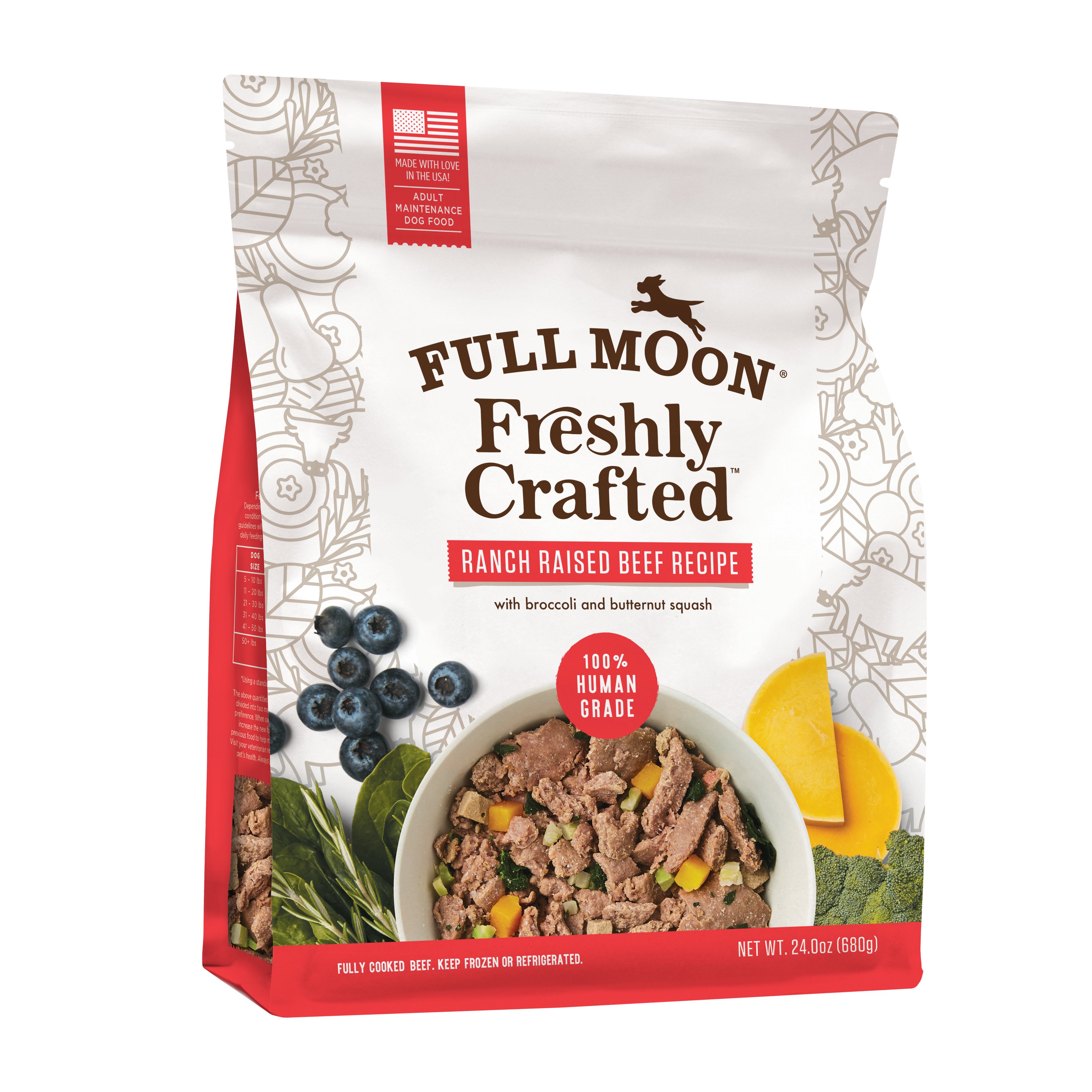 Full Moon Freshly Crafted Beef Wet Dog Food Shop Food at H E B