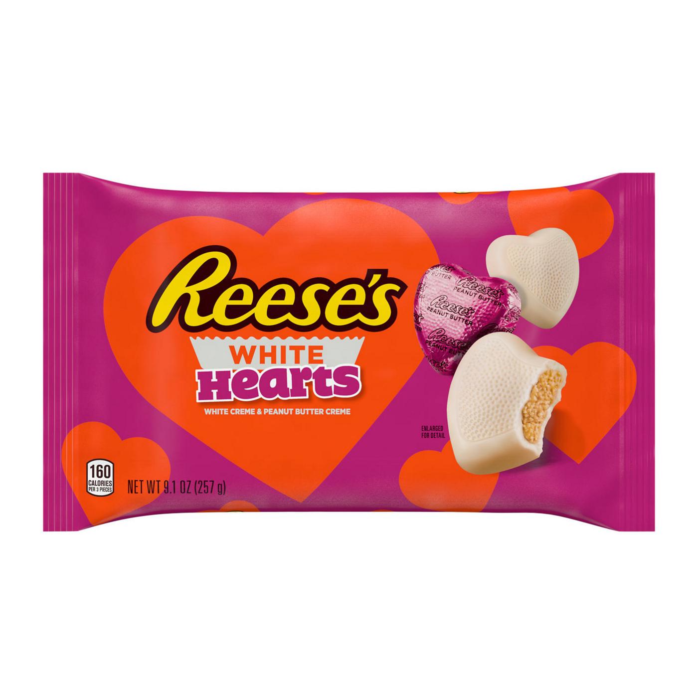 Reese's White Hearts Valentine's Candy; image 1 of 7