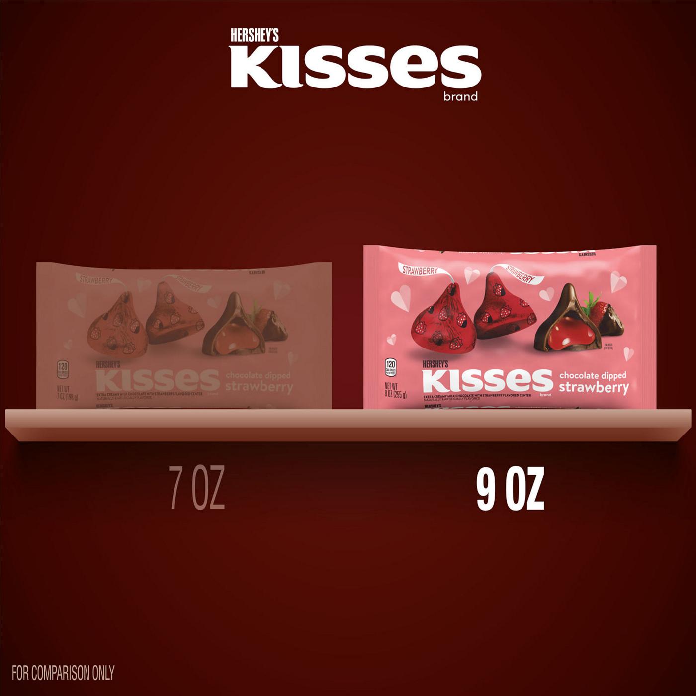 Hershey's Kisses Chocolate Dipped Strawberry Valentine's Candy; image 5 of 7