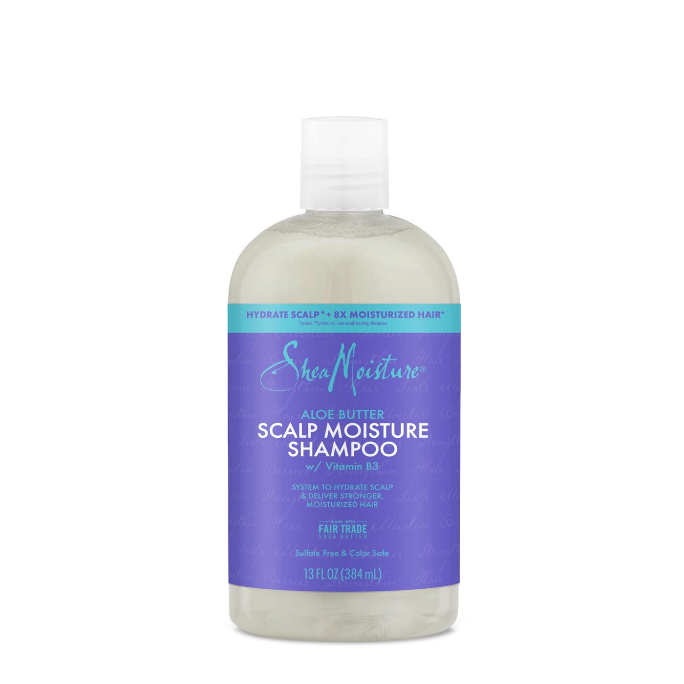 SheaMoisture Aloe Butter Scalp Moisture Shampoo; image 1 of 9