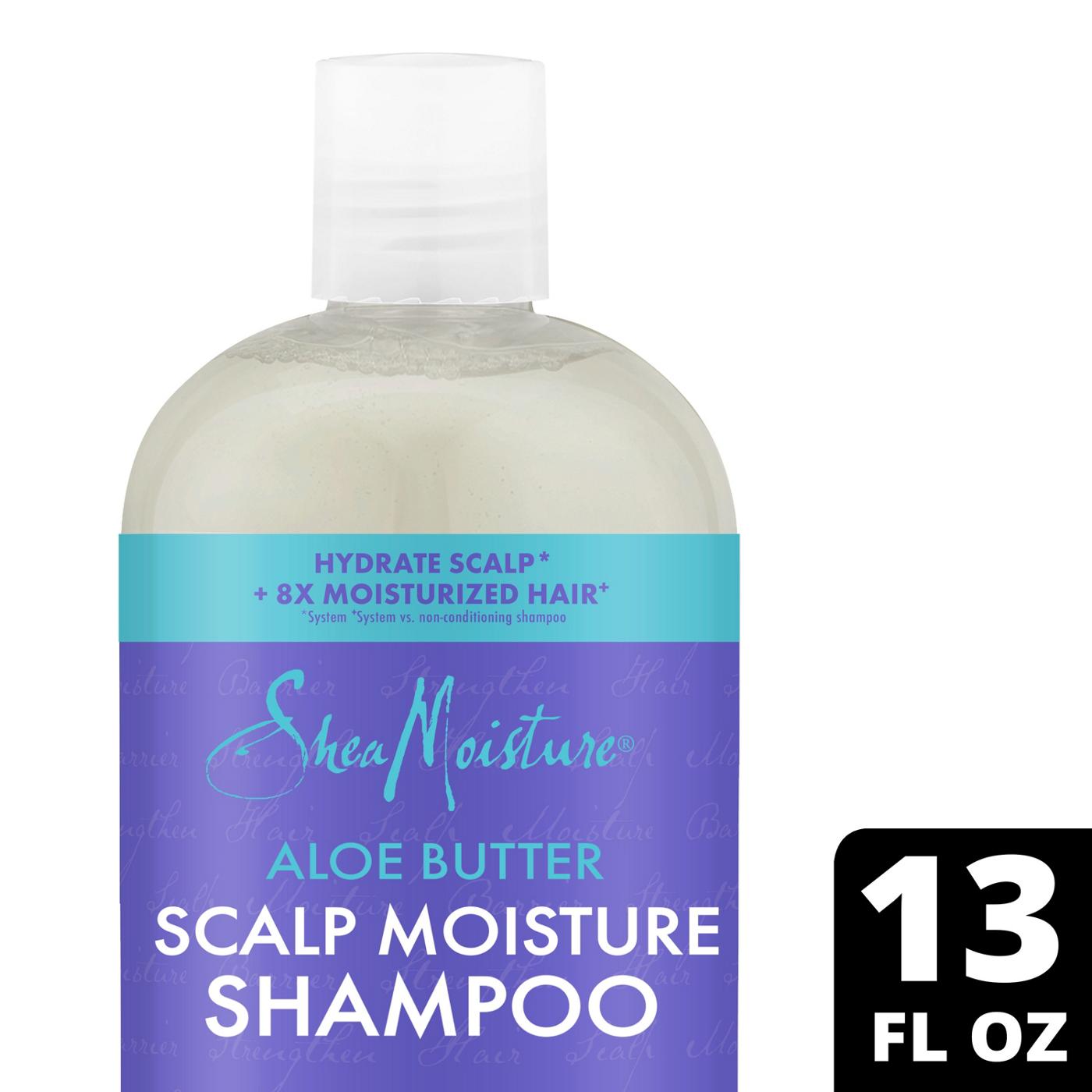 SheaMoisture Aloe Butter Scalp Moisture Shampoo; image 7 of 9