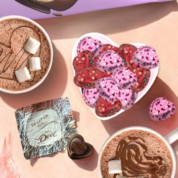 Dove Promises Milk & Dark Chocolate Valentine's Hearts