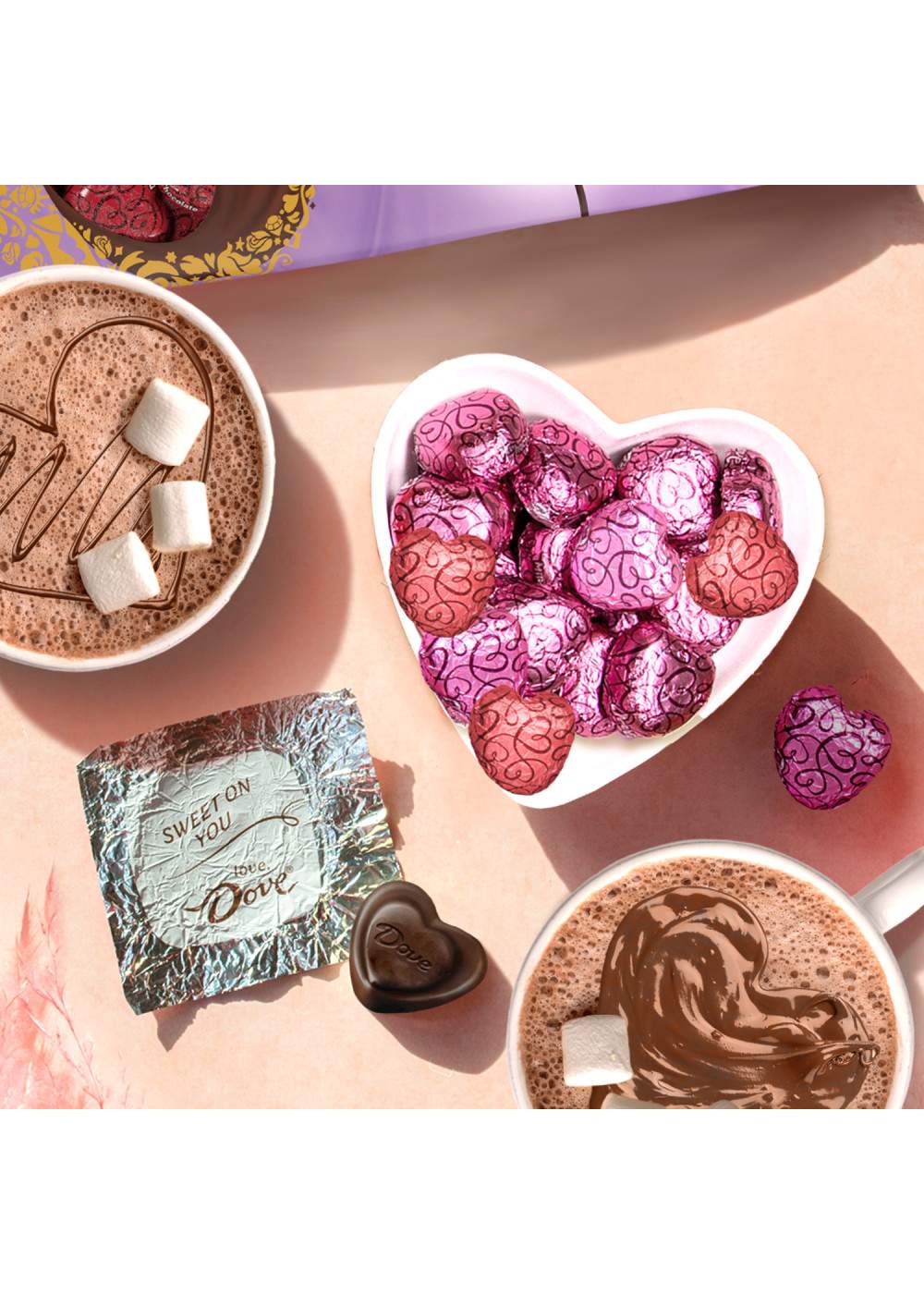 Dove Promises Hearts Milk & Dark Chocolate Valentine's Candy; image 2 of 7