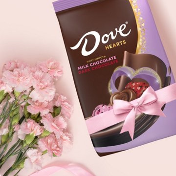Dove Promises Milk & Dark Chocolate Valentine's Hearts