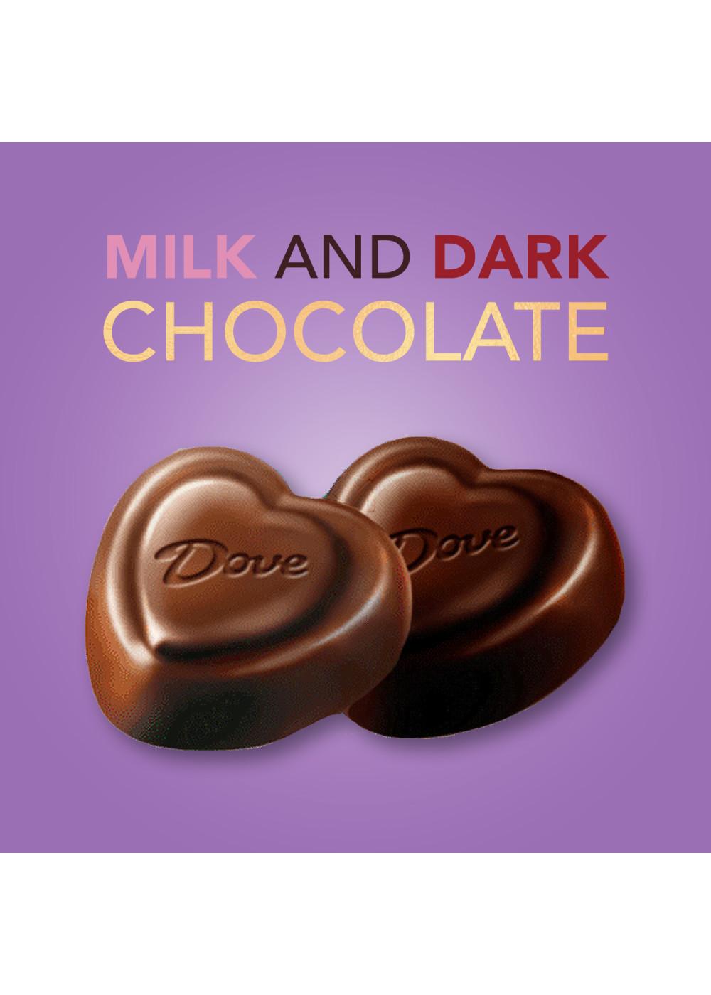 Dove Promises Hearts Milk & Dark Chocolate Valentine's Candy; image 6 of 7