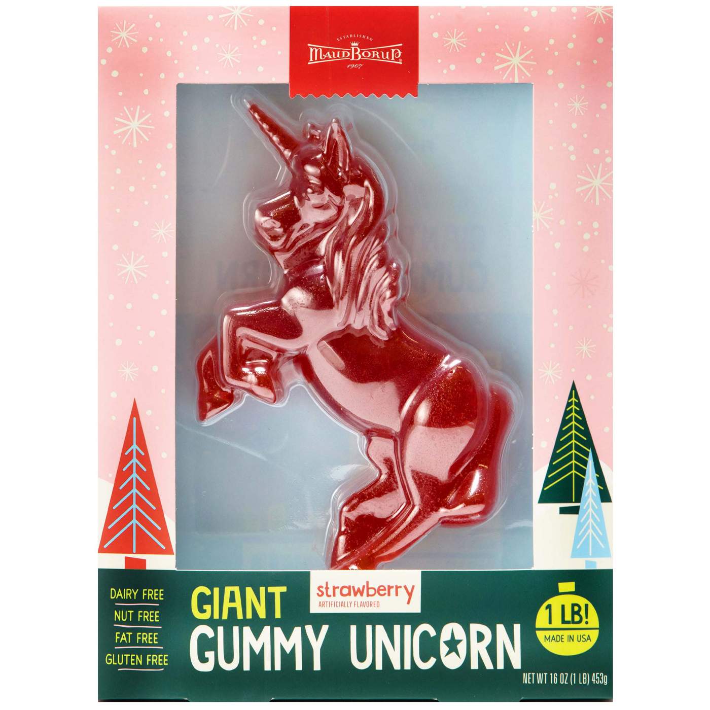 Maud Borup Giant Shape Gummy Holiday Gift Box - Unicorn; image 1 of 3