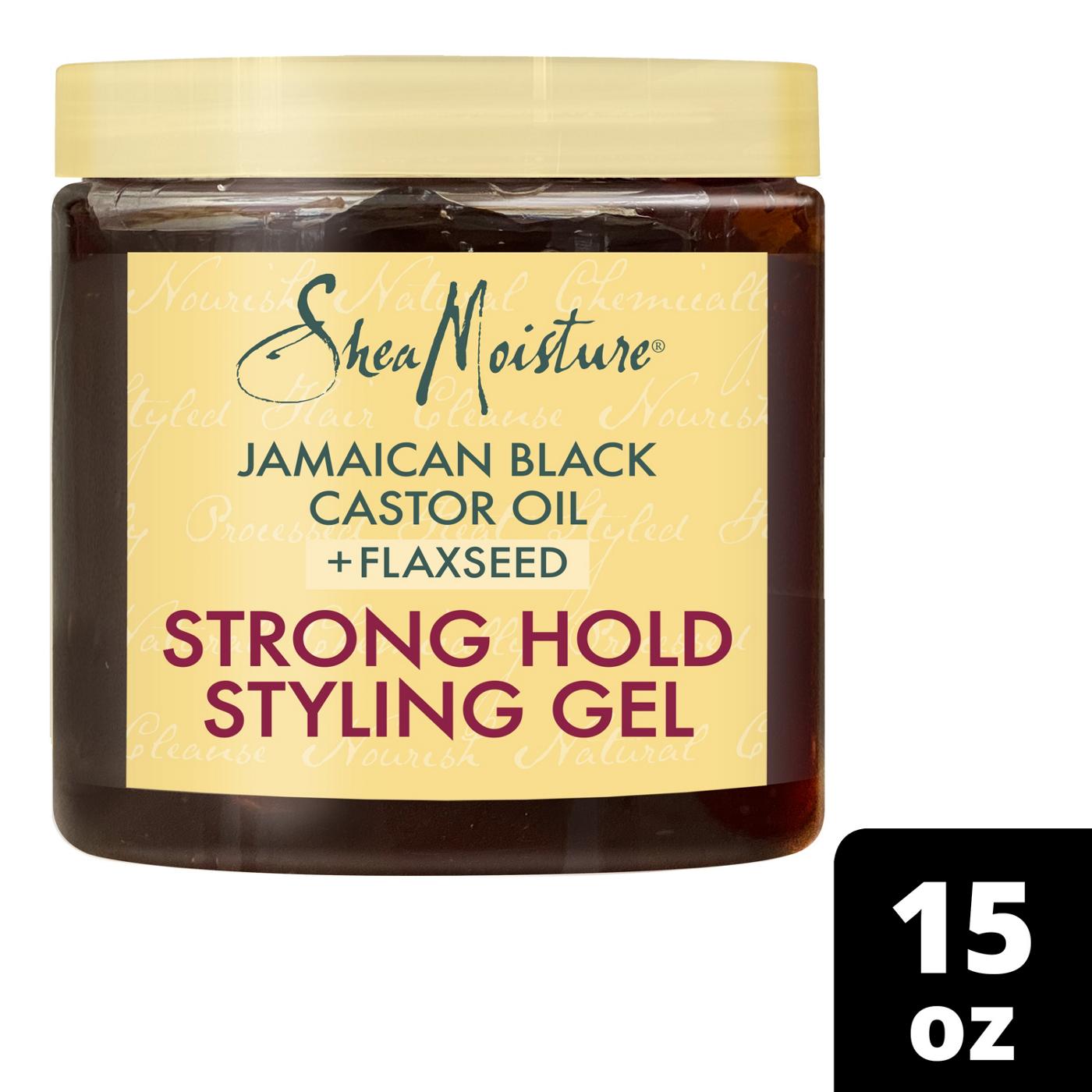 SheaMoisture Strong Hold Gel Jamaican Black Castor Oil; image 8 of 9