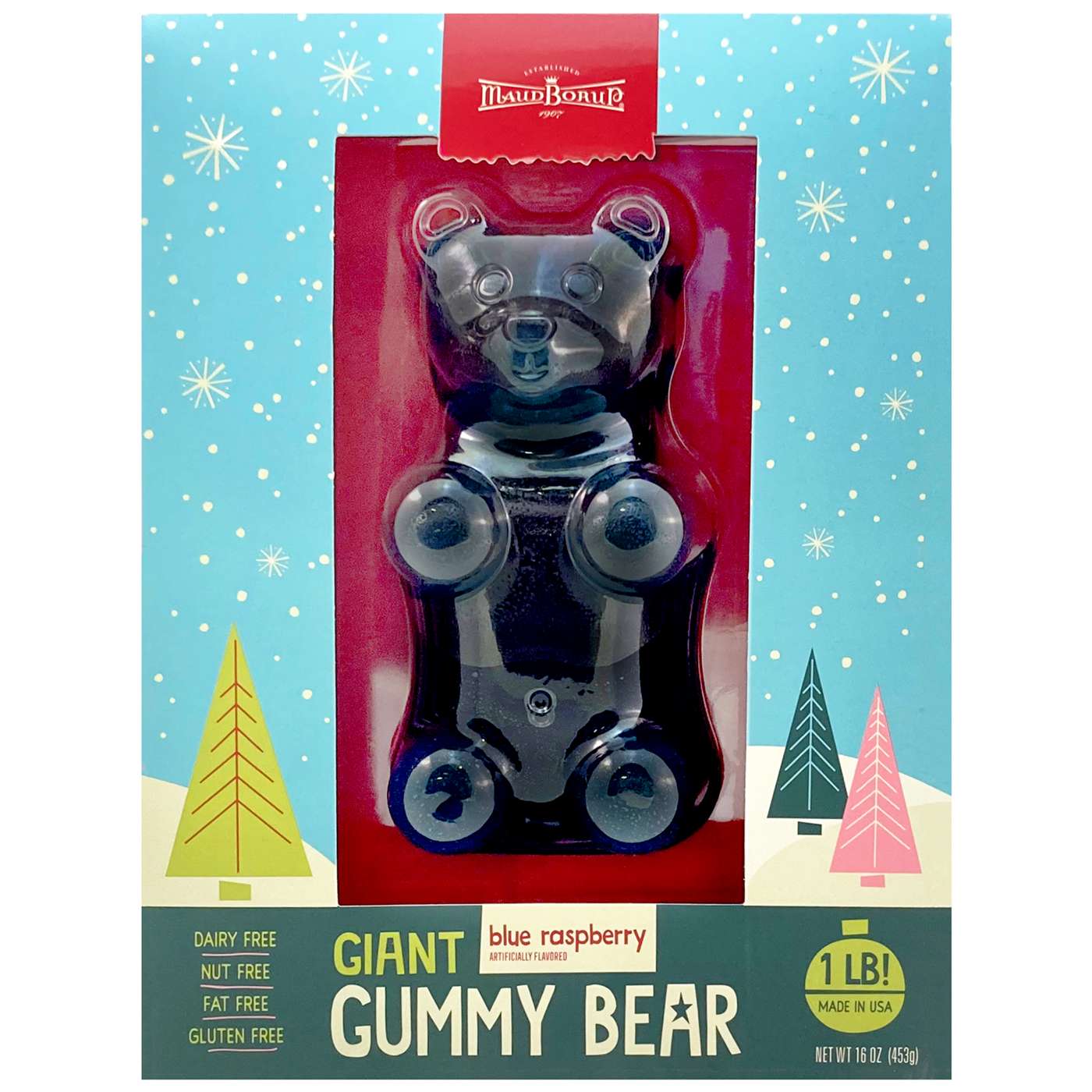 Maud Borup Giant Shape Gummy Holiday Gift Box, Bear - Assorted; image 4 of 4