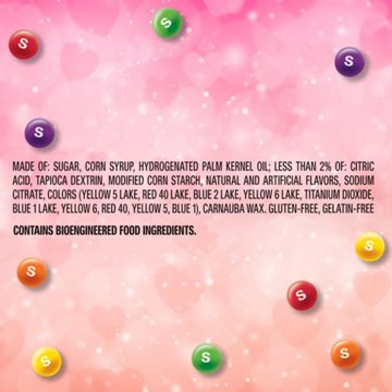 Skittles Original Candy Valentine's Heart Gift Box