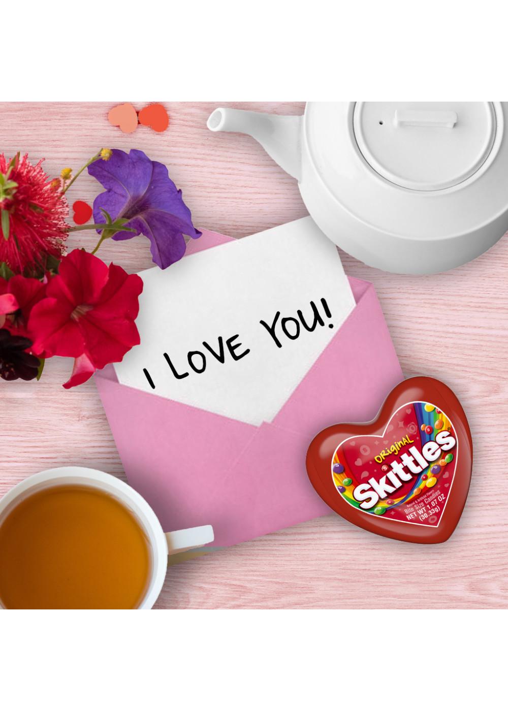 Skittles Original Candy Valentine's Heart Gift Box; image 5 of 7