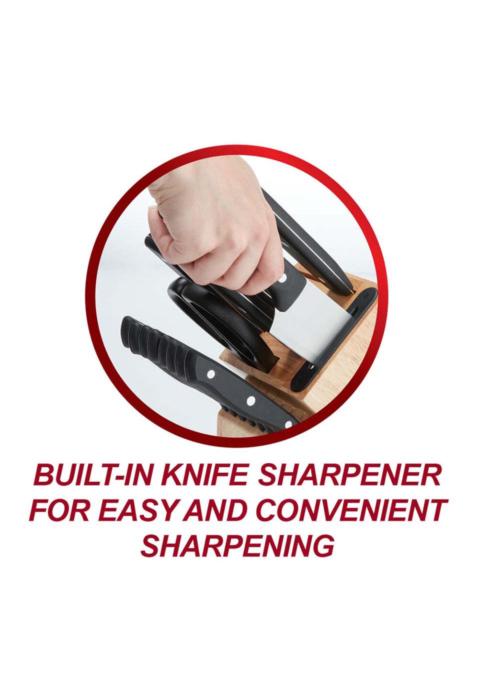 Farberware EdgeKeeper Universal Cutlery Block Set - Shop Knife Sets at H-E-B