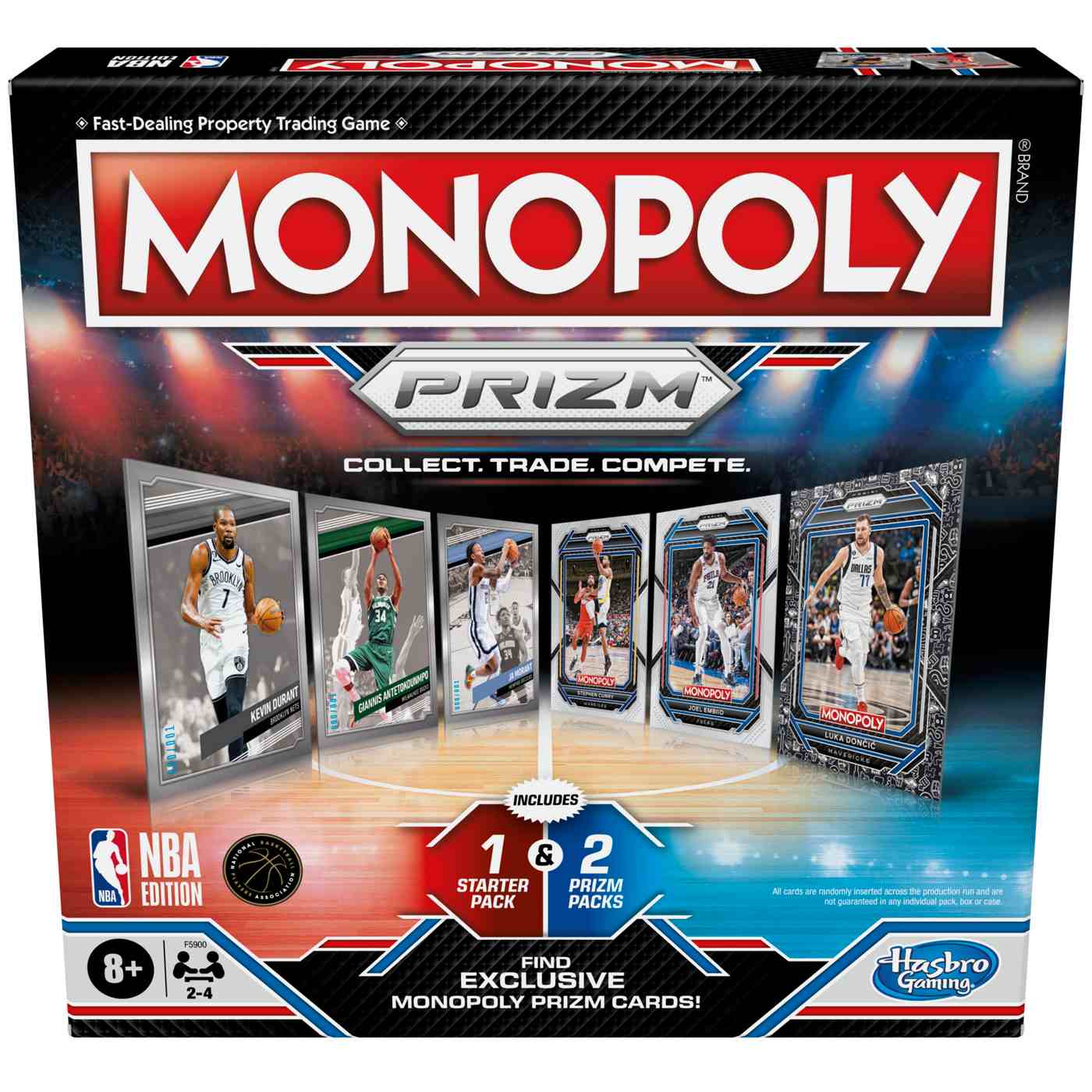Monopoly NBA Prizm Edition Board Game; image 1 of 9