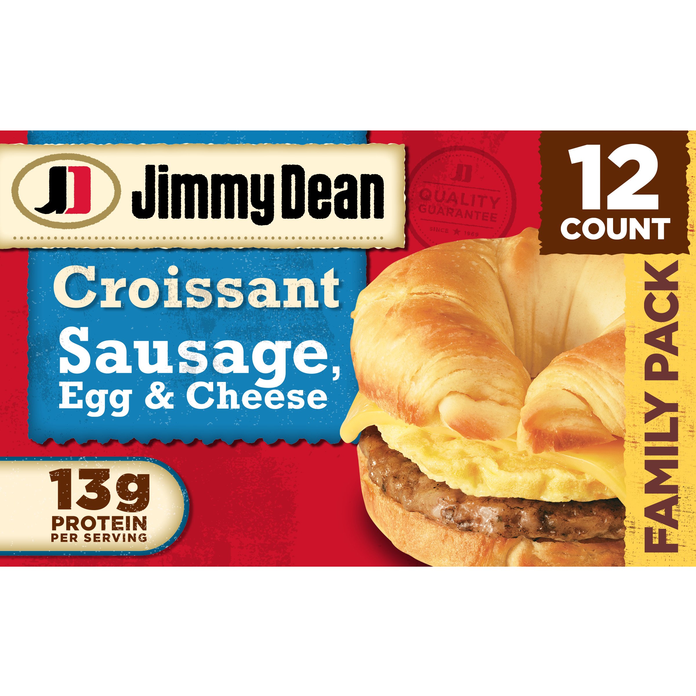 Jimmy Dean Sausage, Egg, & Cheese Croissant Sandwiches Shop