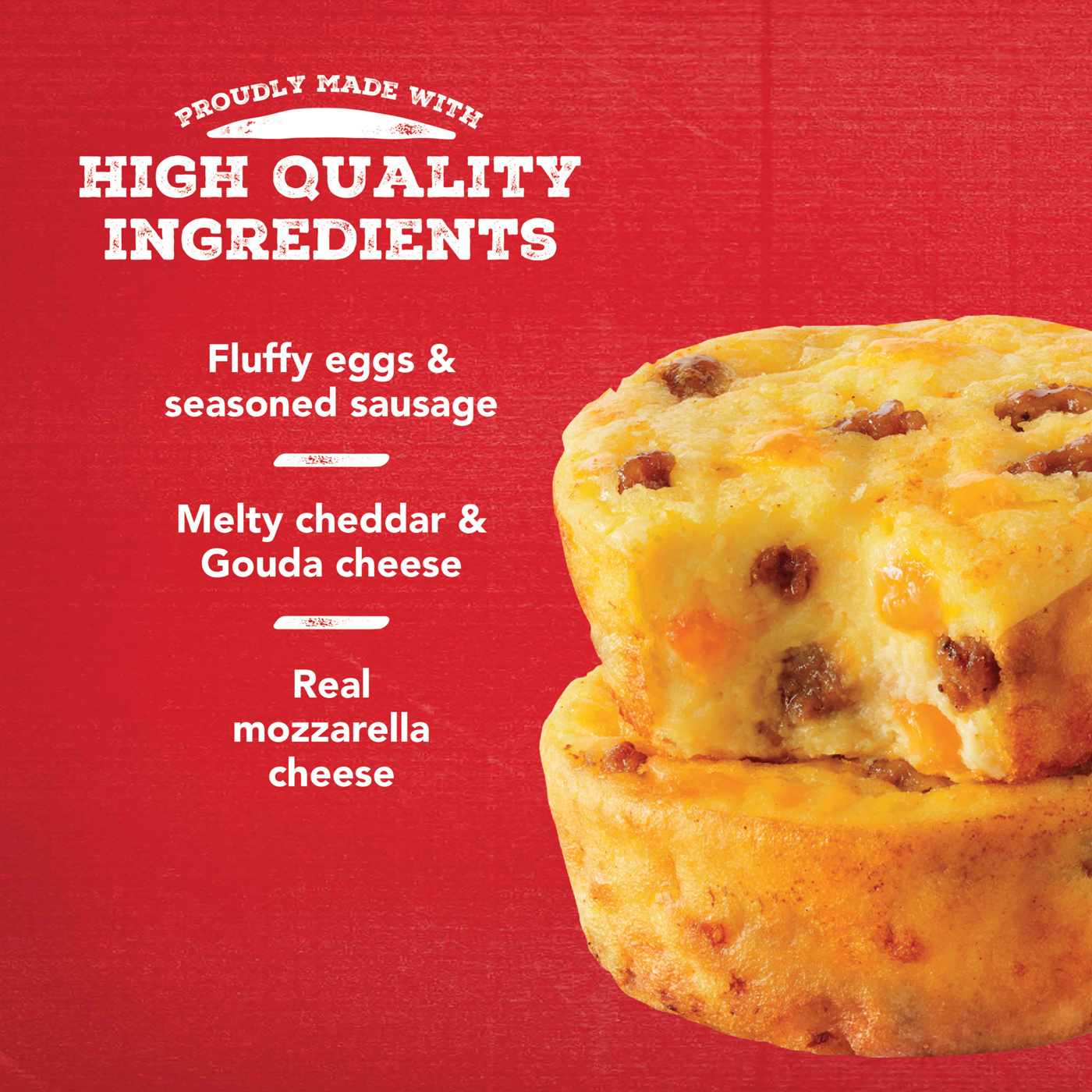 Jimmy Dean Sausage & Three Cheese Egg Bites; image 4 of 4