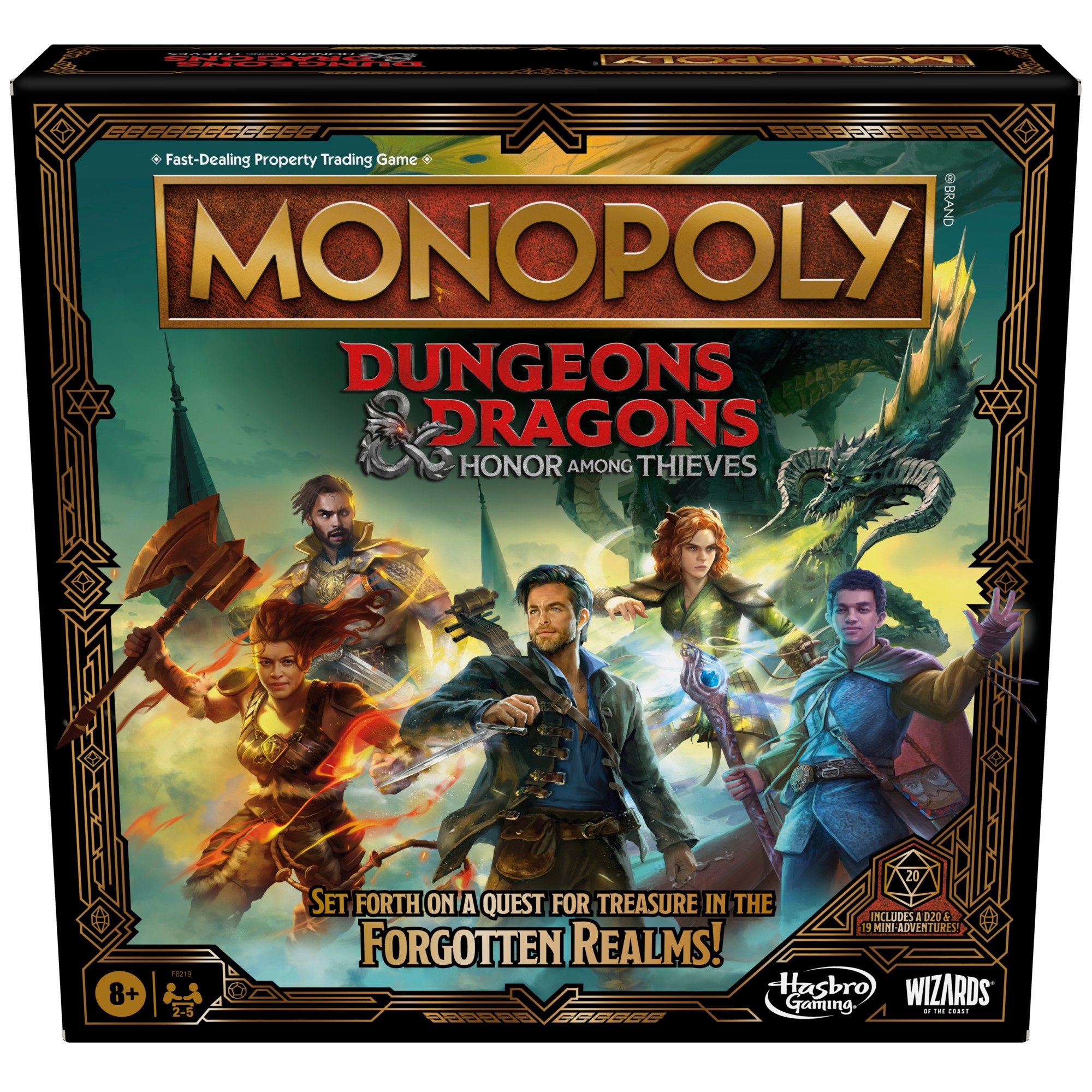 Monopoly Dungeons & Dragons Edition Honor Among Thieves Board Game Shop Games at HEB