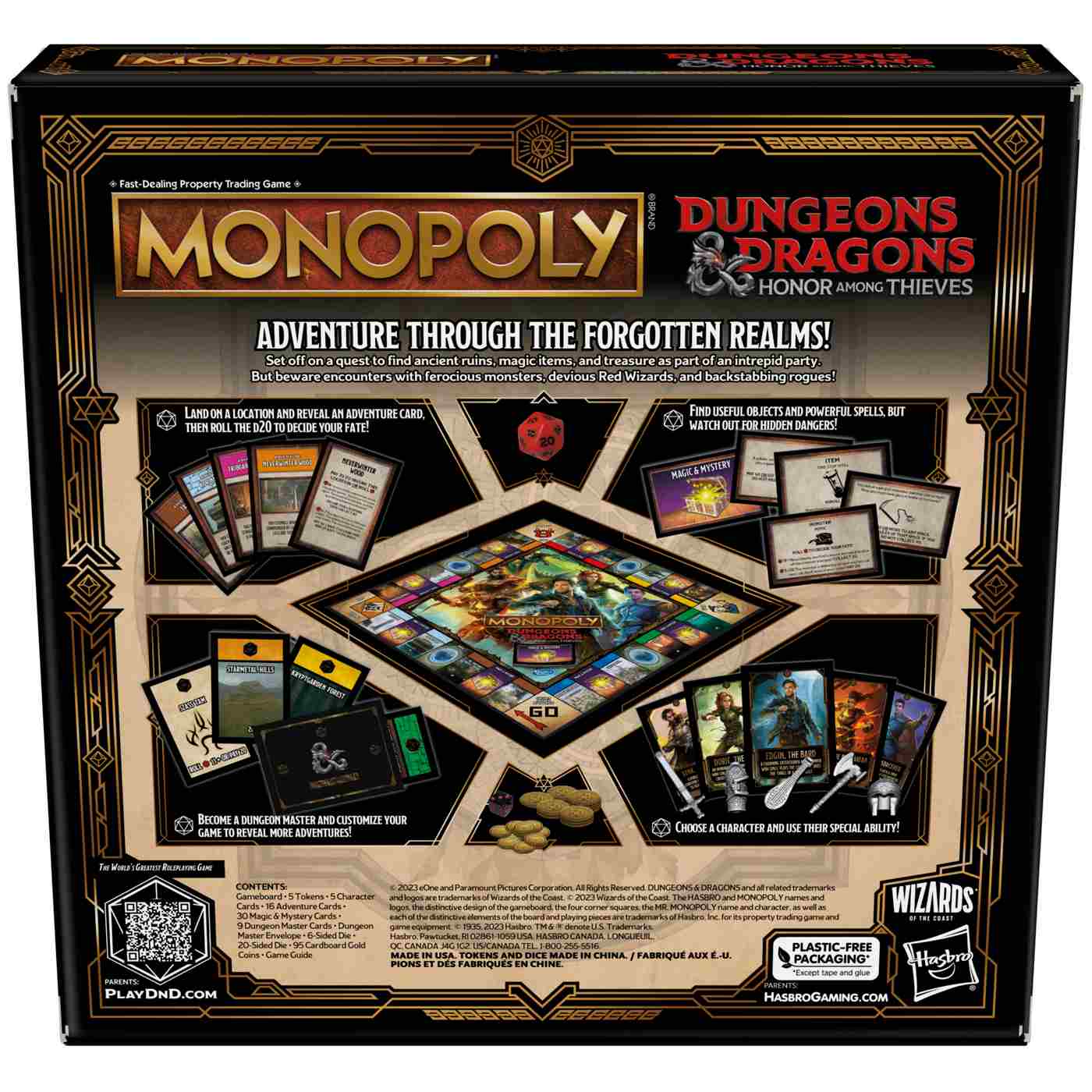 Monopoly Dungeons & Dragons Edition: Honor Among Thieves Board Game; image 5 of 7