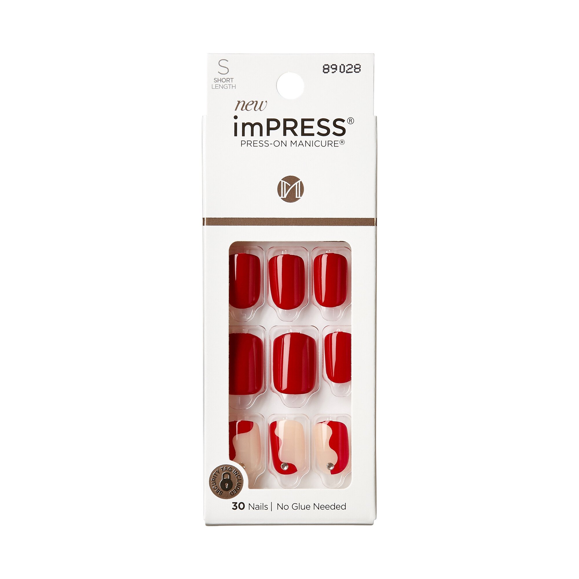 KISS imPRESS Short Press-On Manicure - Adore You - Shop Nail Sets at H-E-B